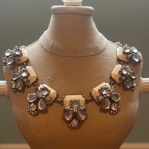 J Crew Beige Statement Necklace